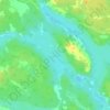 Топографическая карта Тахколампи, высота, рельеф
