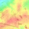 Топографическая карта Емельяново, высота, рельеф