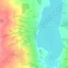 Топографическая карта Вымно, высота, рельеф