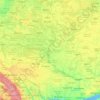 Топографическая карта Днепр, высота, рельеф