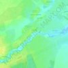 Топографическая карта Антелево, высота, рельеф