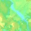 Топографическая карта Грамоще, высота, рельеф