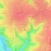 Топографическая карта Верный Путь, высота, рельеф