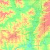 Топографическая карта Winnebago County, высота, рельеф