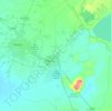 Топографическая карта Каганский район, высота, рельеф