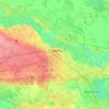 Топографическая карта Тюмень, высота, рельеф