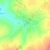 Топографическая карта Шихобалово, высота, рельеф