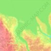 Топографическая карта Глебовское сельское поселение, высота, рельеф