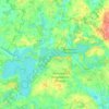 Топографическая карта Ostholstein, высота, рельеф
