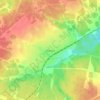 Топографическая карта Итатка, высота, рельеф