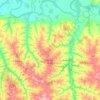Топографическая карта Douradina, высота, рельеф