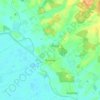 Топографическая карта Bardney CP, высота, рельеф