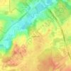 Топографическая карта Заречье, высота, рельеф