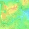 Топографическая карта посёлок совхоза Крёкшино, высота, рельеф