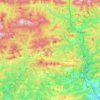 Топографическая карта les Llosses, высота, рельеф