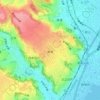 Топографическая карта 紫原, высота, рельеф