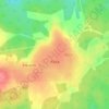 Топографическая карта Коса, высота, рельеф