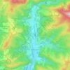Топографическая карта Пластунка, высота, рельеф