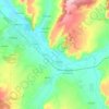 Топографическая карта Субханкуловский сельсовет, высота, рельеф