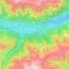 Топографическая карта Laces, высота, рельеф
