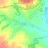 Топографическая карта Скадорвы, высота, рельеф