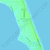 Топографическая карта Melbourne Beach, высота, рельеф