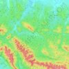 Топографическая карта Светлогорское сельское поселение, высота, рельеф