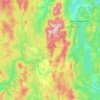 Топографическая карта Новоуральский городской округ, высота, рельеф