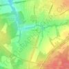 Топографическая карта Радищево, высота, рельеф