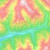 Топографическая карта Vione, высота, рельеф