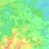 Топографическая карта Бодиново, высота, рельеф