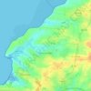 Топографическая карта Nieul-sur-Mer, высота, рельеф