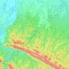 Топографическая карта Калужское сельское поселение, высота, рельеф