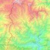 Топографическая карта Gyalshing, высота, рельеф