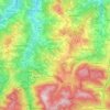 Топографическая карта Camugnano, высота, рельеф