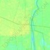 Топографическая карта Fayetteville, высота, рельеф