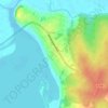 Топографическая карта Маяк, высота, рельеф