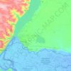 Топографическая карта Среднеахтубинский район, высота, рельеф