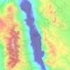 Топографическая карта Death Valley Playa, высота, рельеф