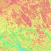 Топографическая карта Светогорское городское поселение, высота, рельеф