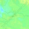 Топографическая карта Медведки, высота, рельеф