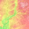 Топографическая карта Joliet, высота, рельеф