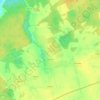 Топографическая карта Санники, высота, рельеф