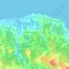 Топографическая карта Cap-Pele, высота, рельеф