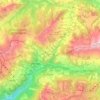 Топографическая карта Ormont-Dessous, высота, рельеф