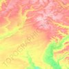 Топографическая карта Шебалинский сельсовет, высота, рельеф