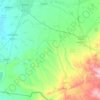 Топографическая карта Гузарский район, высота, рельеф