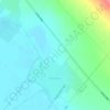 Топографическая карта Малаешты, высота, рельеф