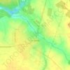 Топографическая карта Острино, высота, рельеф