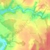 Топографическая карта Чернишня, высота, рельеф